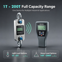 Dynamomètre sans fil GWD200 1t-200t, cellule de pesage de tension, connecteur de charge avec indicateur sans fil portable pour levage de grue