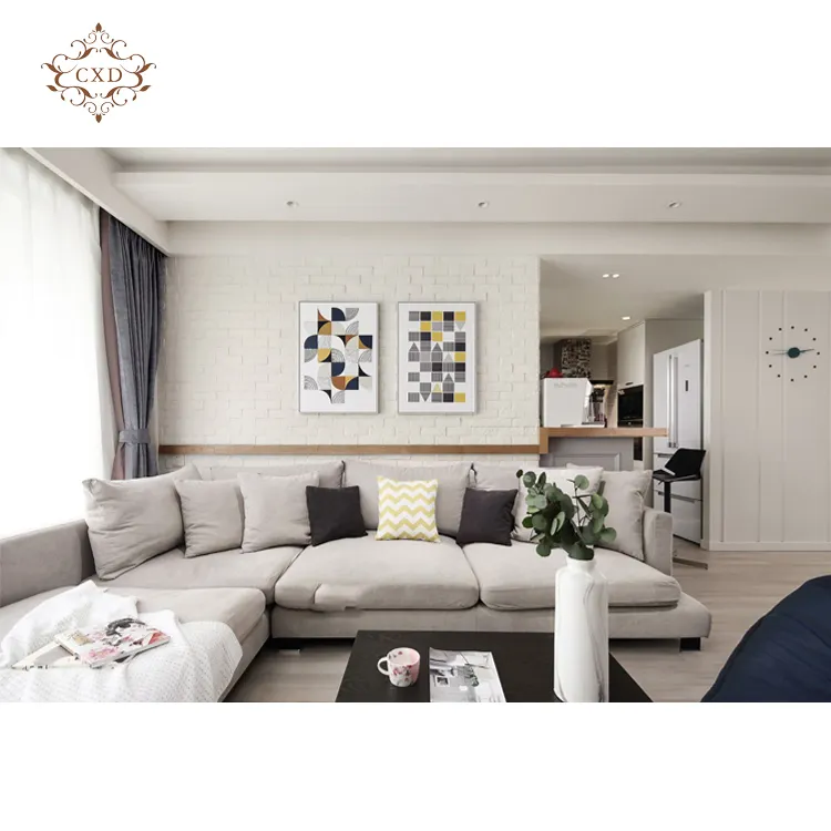 Soggiorno modulare personalizzato 2021 Hotel divani mobili divano in tessuto moderno soggiorno divano divano componibile