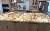 Panneau de feuille de LED flexible 1.6 * 0.8ft découpable DC24V 28W 242Led rétro-éclairage pour comptoir translucide Quartzite marbre Onyx