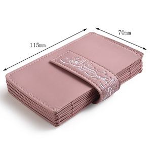 Tarjetero de Cuero PU con Logotipo Personalizado, Diseño Creativo, para Tarjetas de Identificación y Documentos, en Oferta - Product Image 3