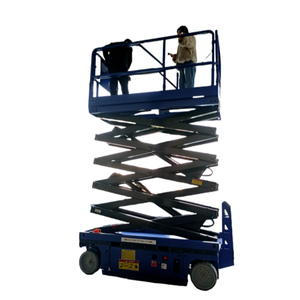 Hava çalışma platformu işlemek için kolay ve basit Mini elektrikli makaslı kaldırma 6m kendinden tahrikli makas kaldırma platformu - Product Image 2