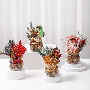 Kit de fabrication de <span class=keywords><strong>bougies</strong></span> sans flamme et diffuseurs DIY : mélange d'huiles essentielles, fleurs séchées (rose, lavande) et granulés pour la décoration et l'aromathérapie à domicile - Product Image 3