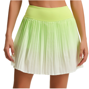 Falda de Tenis Plisada Unisex de Cintura Alta, Nueva Moda, Color Degradado, Falda Deportiva para Golf, Ejercicio, Yoga, Correr, 100% Poliéster - Product Image 2