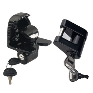Cerradura de enganche de acero roja y negra con bola de 1/4 de pulgada para remolque Toyota - Product Image 5