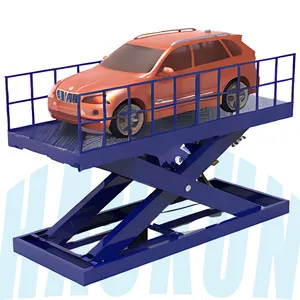 Hot sale Stationary Hydraulic Scissor Lift Table With Roller Top And Car Parking Scissor Lift Table