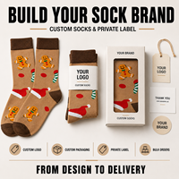 Chaussettes personnalisées sportives OEM pour adultes, sans couture, respirantes, à séchage rapide, absorbant la transpiration, résistantes aux déchirures, avec impression numérique et logo, collection automne