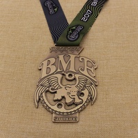 Pas de minimum évider or argent Bronze cyclisme grande montagne Enduro Tour médaille personnalisée
