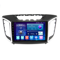 AIjia - Panel de Control para Automóvil con GPS Portátil de 9 Pulgadas, DSP, Mirror Link, Tarjeta SD, Amplificador RGB, Pantalla Táctil, Pantalla Dividida, IX25/CRETA