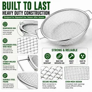 Reusable Galvanized <b>Garden</b> Soil Sieve for Planting and Landscaping - Product Image 2