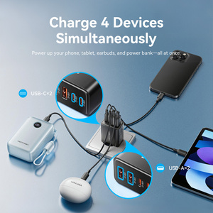 Cargador Vention GaN de 50W, adaptador de carga rápida tipo C, enchufe USB, cargador tipo C para <span class=keywords><strong>iPhone</strong></span>, para teléfono móvil y tableta - Product Image 3