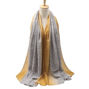 Women Solid Color Muslim Headscarf <strong>Turban</strong> Lightweight Cotton Jersey <strong>Hijab</strong> Scarf Wrap - Product Image 5
