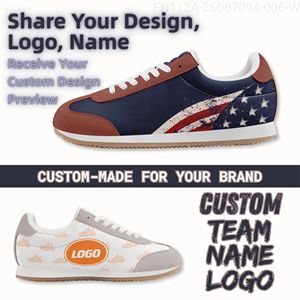 Nuove Sneakers Casual 2026 con Design Patriottico a Stelle e Strisce, Scarpe da Passeggio Personalizzate per Uomo per Rivenditori |   FN112A-26007094-006 - Product Image 1