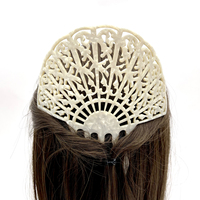Peignes à cheveux vintage en acétate coloré accessoires de cheveux fausse écaille de tortue femmes pinces à cheveux danseurs de flamenco coiffes bijoux