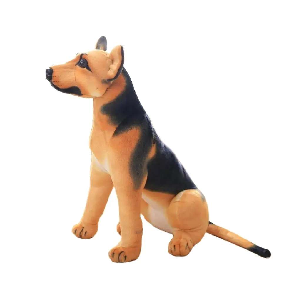 Manufacturer OEM plush toy simulation animal toy German shepherd plush toy dog