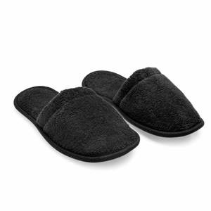 Pantuflas Desechables de Hotel para Interiores, de Felpa Coral, Ecológicas, con Punta Cerrada, Talla Grande, con Suela Acolchada - Product Image 1