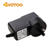 Adaptador de Corriente de Pared de 6W AC/DC 5V 1.2A, Nivel VI de la DOE, Enchufe para EE. UU., UE, Reino Unido y Australia, DC 5.5*2.1mm, Certificado CE, CB, FCC para Pequeños Electrodomésticos OEM