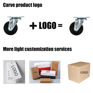 <span class=keywords><strong>Caster</strong></span> Hersteller Light Duty <span class=keywords><strong>Caster</strong></span> Wheel Schwarz Gummi rad Möbel <span class=keywords><strong>Caster</strong></span> <span class=keywords><strong>Swivel</strong></span> 360 Grad für Möbel - Product Image 3