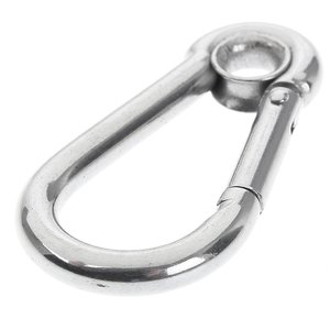 40mm 50mm 60mm 80mm 90mm <span class=keywords><strong>100mm</strong></span> 110mm 120mm 140mm paslanmaz çelik yaylı kanca karabina - Product Image 5