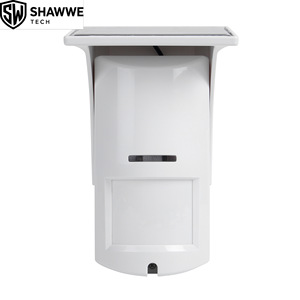 Detector de Movimiento PIR Inalámbrico con Energía Solar, 433MHz EV1527, 108 Grados, Cobertura de 12m, Inmune a Mascotas de 15kg, IP65, ABS, Montaje en Pared, para Exteriores - Product Image 1