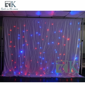 ผ้าม่าน LED สำหรับเวที ผ้าม่านฉากหลัง LED ควบคุมด้วย DMX512 สำหรับงานดีเจ งานแต่งงาน และงานแสดงต่างๆ - Product Image 1