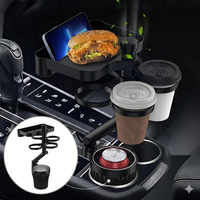 Collection de porte-gobelets de voiture haut de gamme, organisateur d'intérieur pour téléphone, boissons et collations, plateau de rangement, cadeau de marque automobile, série d'extenseurs de porte-gobelets