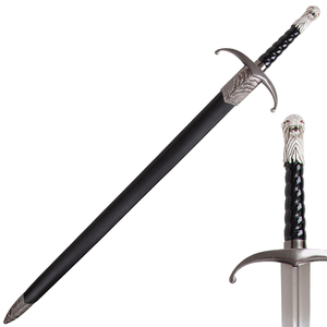 Spada Longclaw Direwolf Personalizzata all'Ingrosso, Modello in Lega <span class=keywords><strong>di</strong></span> Zinco 41cm, Oggetto da Collezione Ispirato al Gioco del <span class=keywords><strong>Trono</strong></span> - Product Image 4