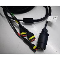 Kabel Adaptor ISOBUS Tembaga Murni untuk Otomotif, Koneksi 4P/8P/16P/24P/48P, Isolasi PVC 300/350mm