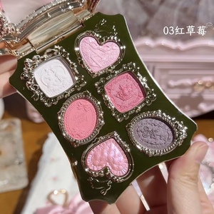Palette de fards à paupières Flower Knows Bunny Garden Six Colors Embossed Eyeshadow Powder - Product Image 5