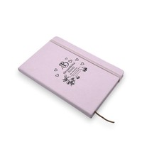 Carnet/Agenda Organisateur en Cuir Rose Personnalisé, Reliure Cousue, Couverture Rigide A5, Écologique, pour Usage Professionnel – Vente en Gros