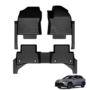 Protector de Alfombra Decorativo para Interiores de Automóviles de Alta Calidad, Alfombrillas de TPE 5D para Corolla Cross 2022 2024 (Volante a la Derecha) - Product Image 5