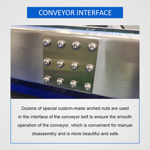 Bảng lớn TOP linh hoạt đá đen tiêu chuẩn vành đai mô-đun nhựa liên kết mô-đun chuỗi tấm băng tải - Product Image 6