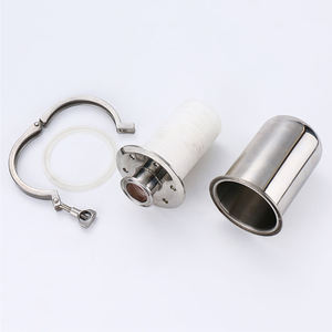 جهاز تنفس صحي من الفولاذ المقاوم للصدأ SS304 1 بوصة مع جهاز تنفس Rebreather لعنصر PTFE مع طرف triclaura - Product Image 2