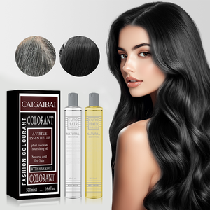 Fabbricazione OEM africano colorante crema 500ml * 2 naturale colorante nero tinture per capelli per barbiere - Product Image 1