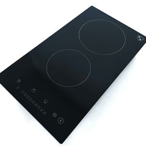 Table de cuisson à induction électrique double foyer encastrable LF avec surface en verre - Product Image 5