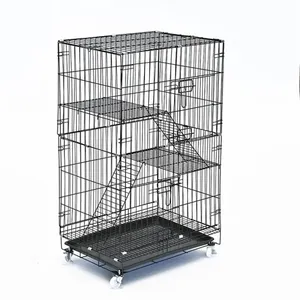 Büyük Köpek Oyun Parkı, Rampa Merdivenli, Metal ve Plastik Hayvan Desenli Kulübe, Küçük Hayvanlar İçin Tel Taşıyıcı, Kutulu - Product Image 1