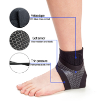 Attelle de cheville réglable pour le sport, protection contre les blessures, soutien de la cheville, compression