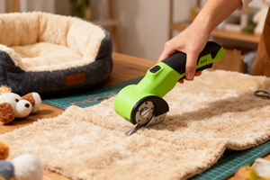 Chuyên Nghiệp Không Dây Vải Cắt Quay Có Thể Sạc Lại Chần Thảm Kéo 2000MAh Nhà Điện Kéo - Product Image 5