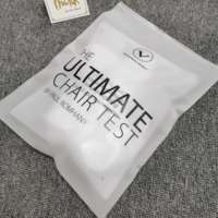 Sacs en plastique givré avec propre logo personnalisé emballage de sac à fermeture éclair en plastique givré biodégradable