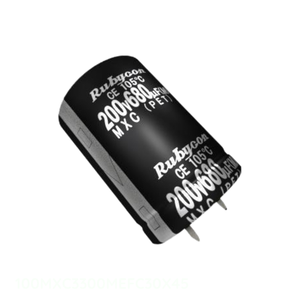 Condensateur canal fabricant 3300 uF CAP ALUM 3300UF 20% 100V SNAP TH Through Hole 100MXC3300MEFC30X45 - Product Image 1
