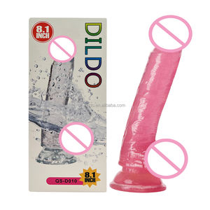 Consolador con diseño de gelatina de succión súper fuerte con brillo de lentejuelas, juguete realista suave para mujeres/hombres/masturbación femenina <span class=keywords><strong>Gay</strong></span> - Product Image 6