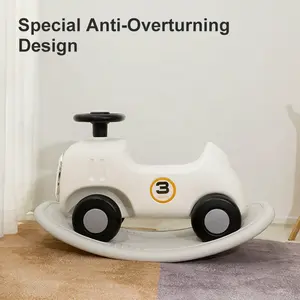 Mainan Berkendara Kuda Goyang Bayi, Multifungsi Plastik - Product Image 6