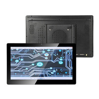 Moniteur tactile industriel mural de 7, 12,1 et 15,6 pouces, Full HD 1080P HDMI/VGA/AV/USB, écran tactile IP65 étanche