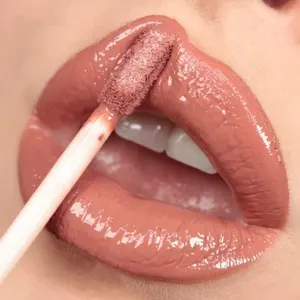 High Quality Makeup Matte Liquid Lipstick Fruit Plumping Glossy Lip Gloss Vegan Cruelty Free Wholesale Private Label Lip Gloss