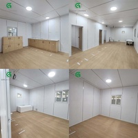 Villa de luxe modulaire préfabriquée en conteneur de 40 pieds, maisonnette portable à 3 chambres, prête à être expédiée dans le monde entier