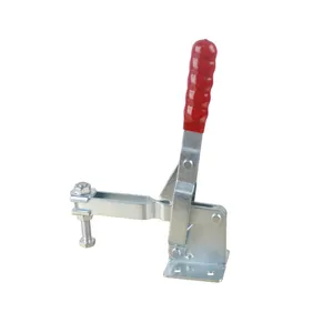 SK3-021H-8 New Industrial Heavy-Duty Adjustable Side Mount Metal Vertical Toggle Clamps Iron Pipe Clamp Zinc Plated Surface