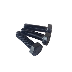 Pernos y Tuercas Negros M5 DIN933 DIN931 UNC BS de <span class=keywords><strong>1</strong></span>/<span class=keywords><strong>4</strong></span>, <span class=keywords><strong>1</strong></span>/2, 5/8, 3/<span class=keywords><strong>4</strong></span> y <span class=keywords><strong>1</strong></span> Pulgada - Product Image 1