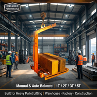 Fourches de levage auto-équilibrées pour grue, 1T 2T 3T 5T, largeur réglable, pour équipement de levage