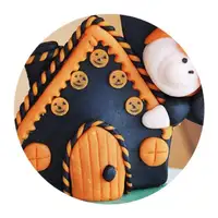 Décoration de gâteaux pâtisserie en céramique, boîte en forme d'ange, ornement en pierre précieuse pour Halloween, fête, poterie, doux