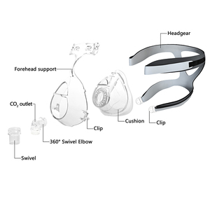 Maschera <span class=keywords><strong>cpap</strong></span> respironics di buona vendita maschera <span class=keywords><strong>cpap</strong></span> a pieno facciale ventilata - Product Image 5