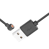 Cargador Magnético Inteligente de 4.0mm con Conector Magnético Redondo de 4mm, Cable de Carga USB con Pin Pogo